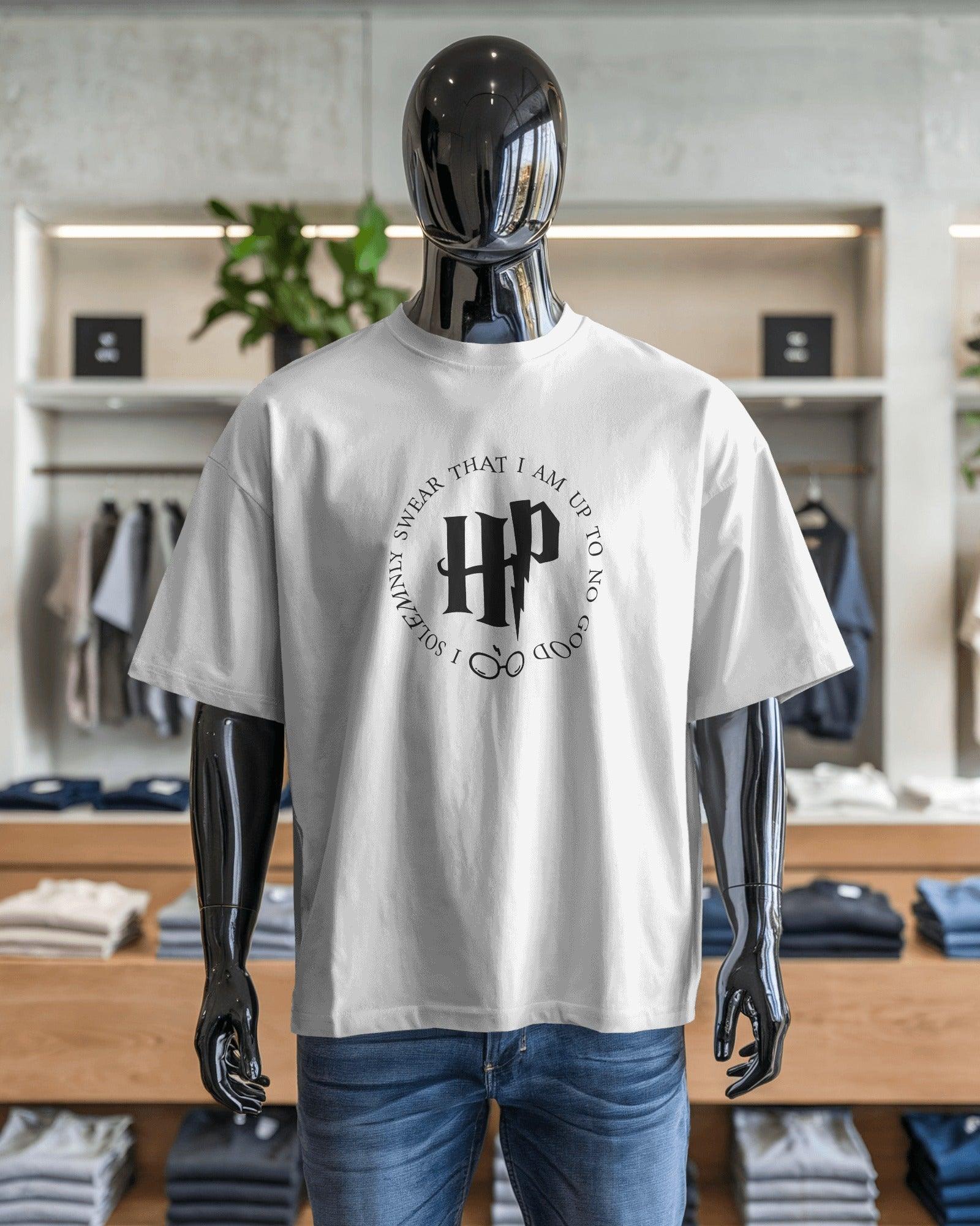 White Harry Potter-themed t-shirt from Nitorious Atelier featuring a magical design inspired by the Wizarding World. Made from premium cotton, this t-shirt offers superior comfort and durability for every Potterhead.