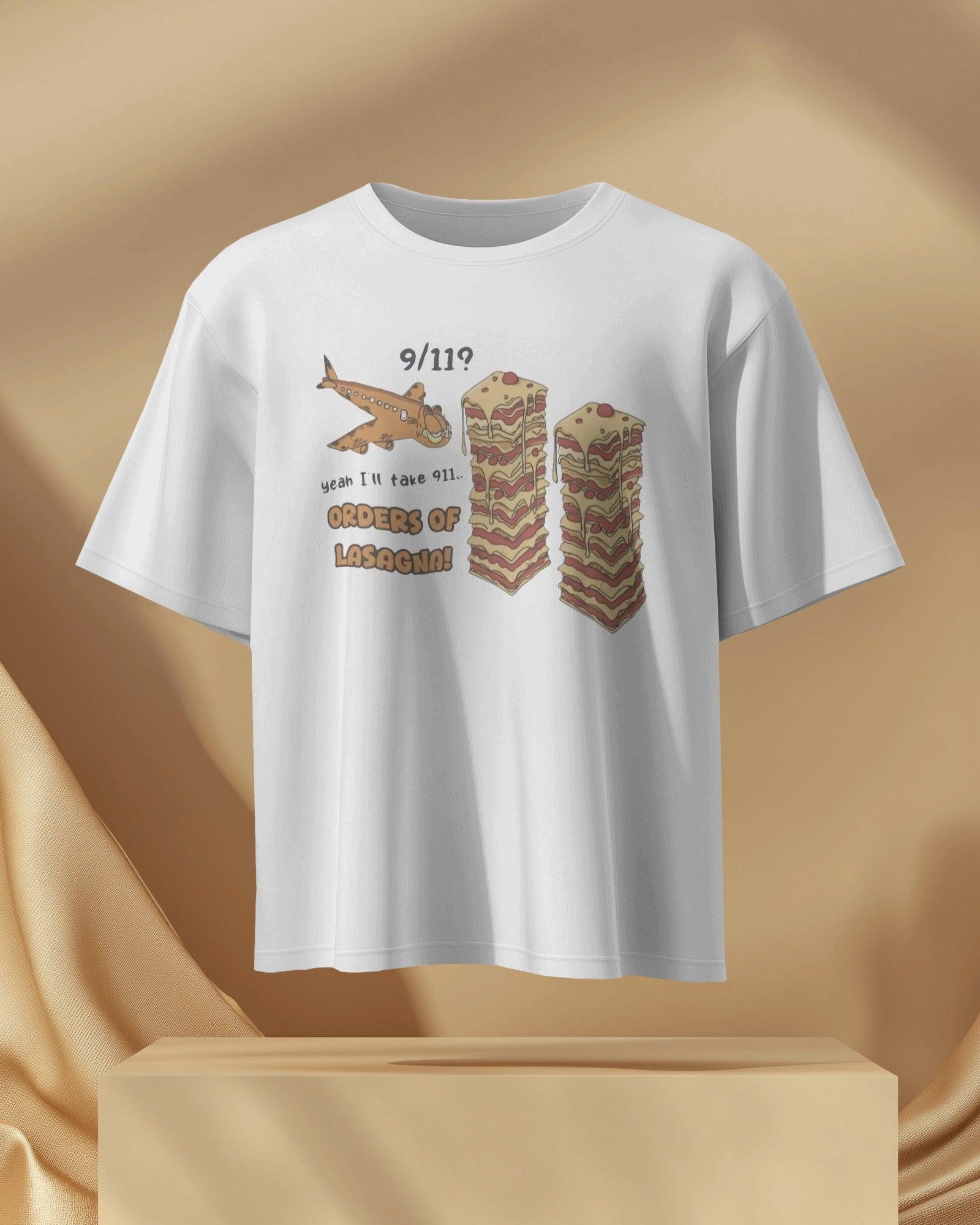9/11 Garfield Oversized T-shirt
