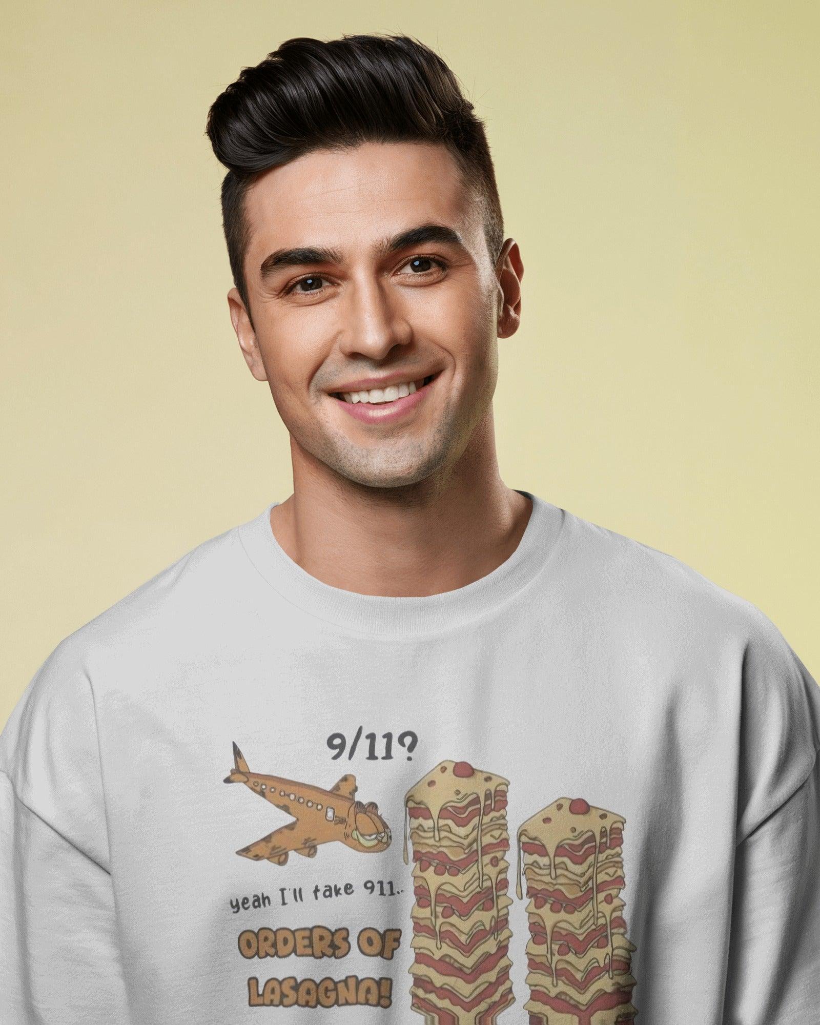 9/11 Garfield Oversized T-shirt
