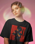 Diljit Dosanjh Aura World Tour Oversized Black T-shirt
