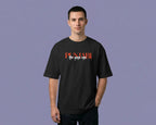 Diljit Dosanjh Punjab Forever Oversized Black T-Shirt