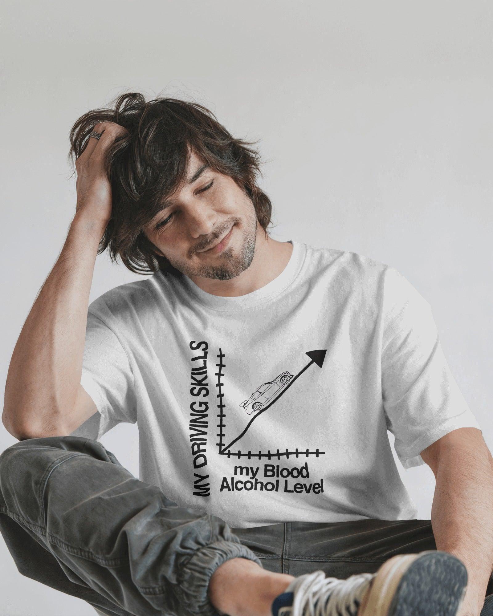Oversized ‘Driving Skills’ t-shirt from Nitorious Atelier. Bold, weird, and unapologetic—crafted from premium cotton for ultimate comfort and a statement-making streetwear look.