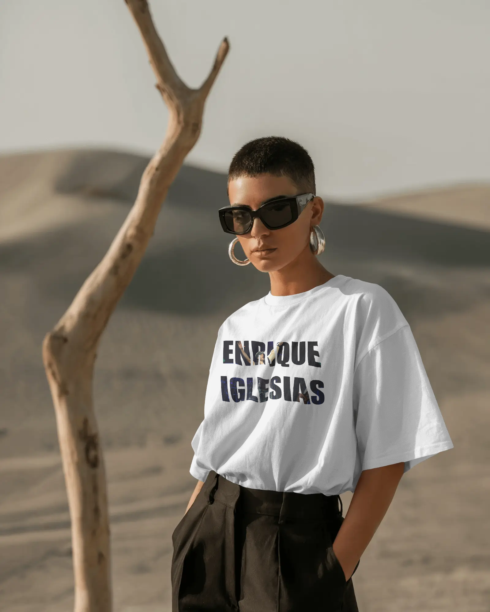 Enrique Iglesias Concert Graphic Printed Oversized T-shirt