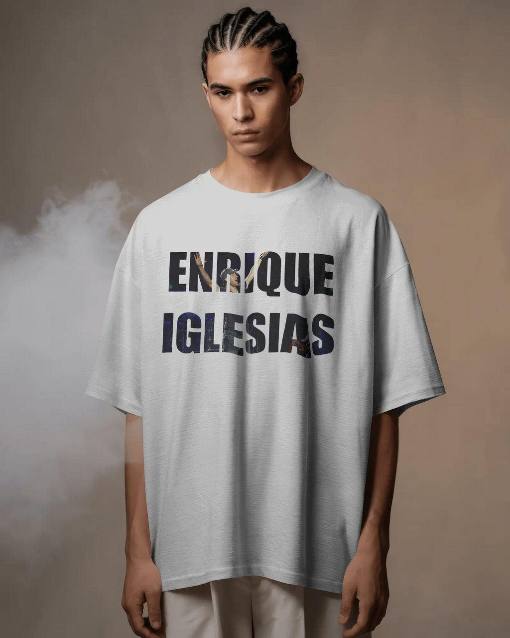 Enrique Iglesias Concert Graphic Printed Oversized T-shirt