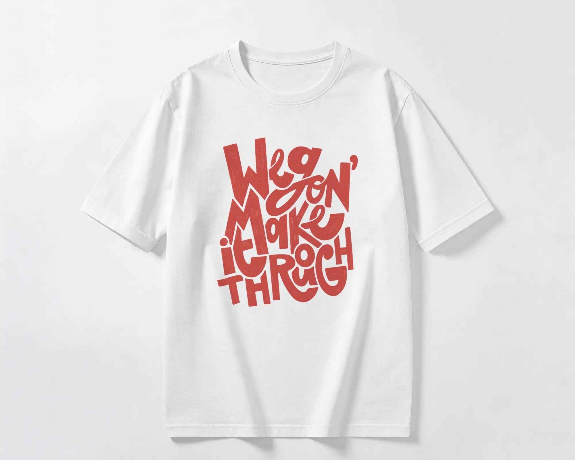 Premium Fred Again oversized t-shirt featuring We Gon Make It Through graphic
