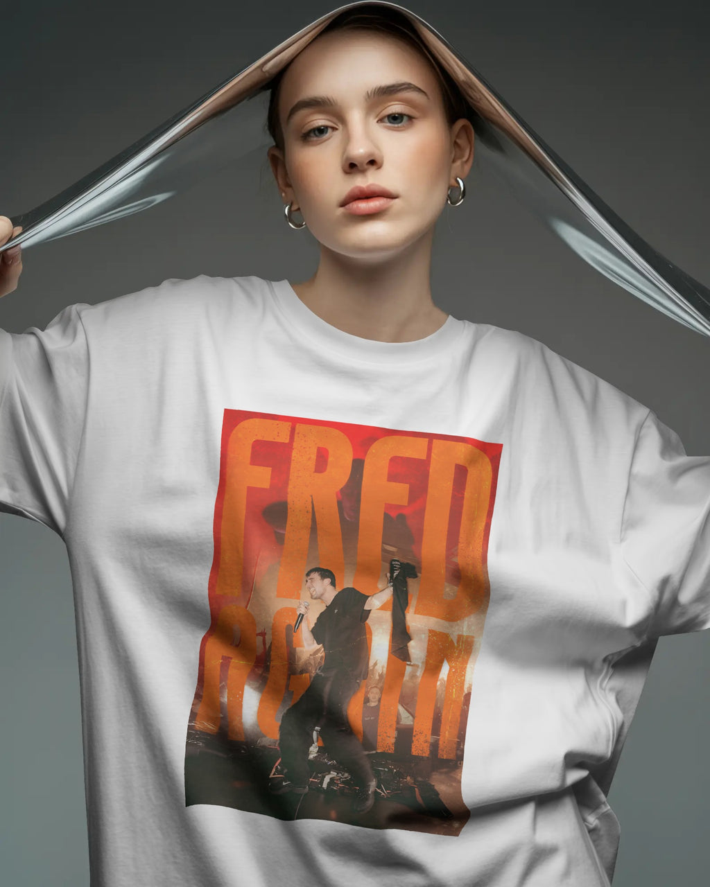Fred Again Live in Concert graphic oversized tee made from 220 GSM cotton from the house of Nitorious Atelier