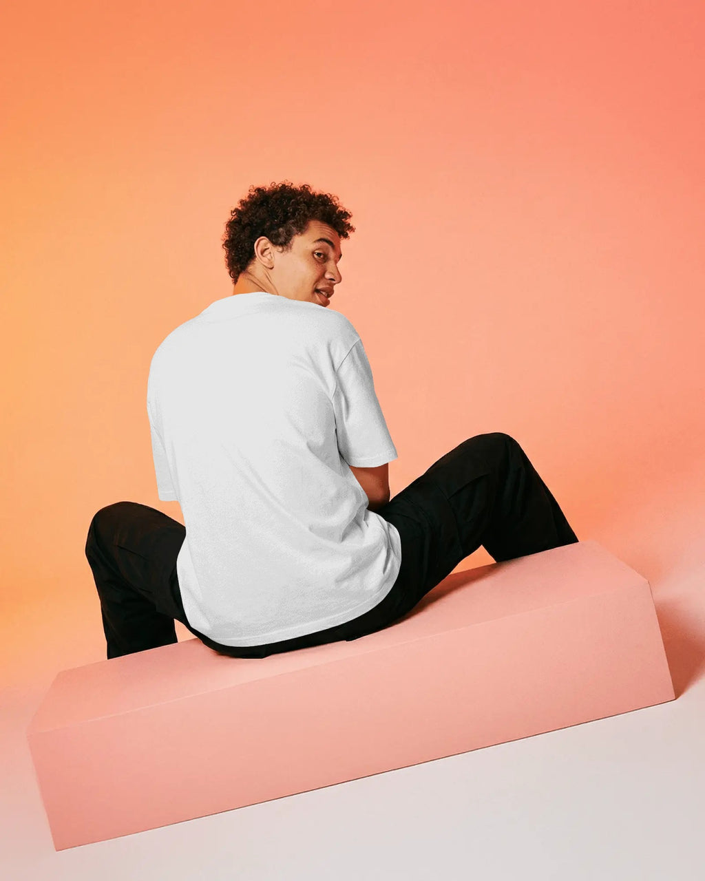 Fred Again Live in Concert oversized white t-shirt featuring concert artwork
