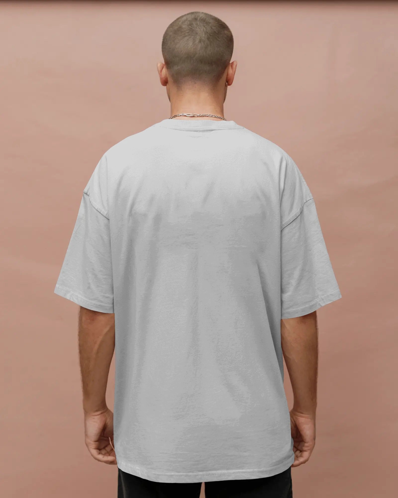 Streetwear oversized white t-shirt with Honey Singh Popular era graphic