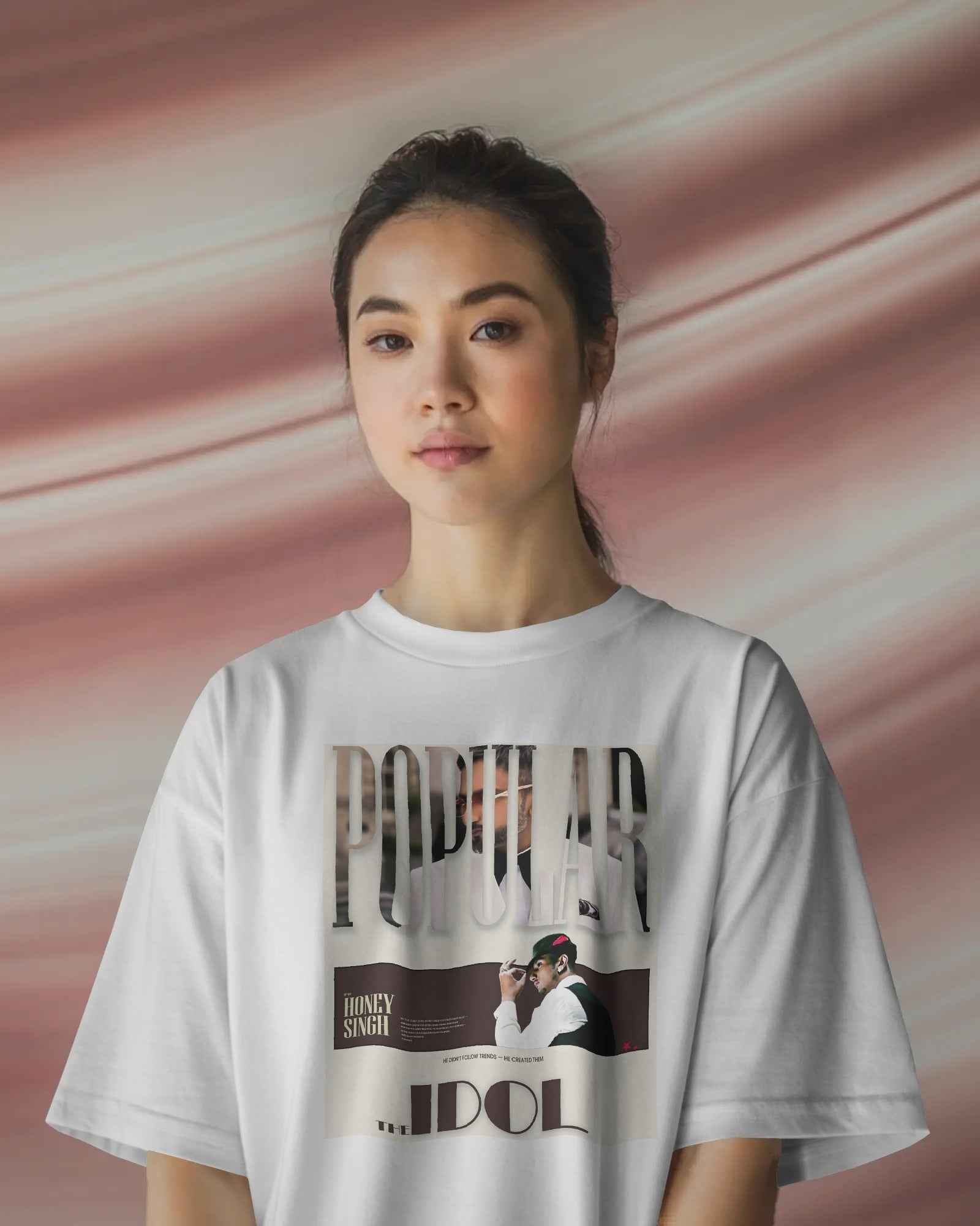 Honey Singh The Idol Oversized White T-Shirt – Nitorious Atelier
