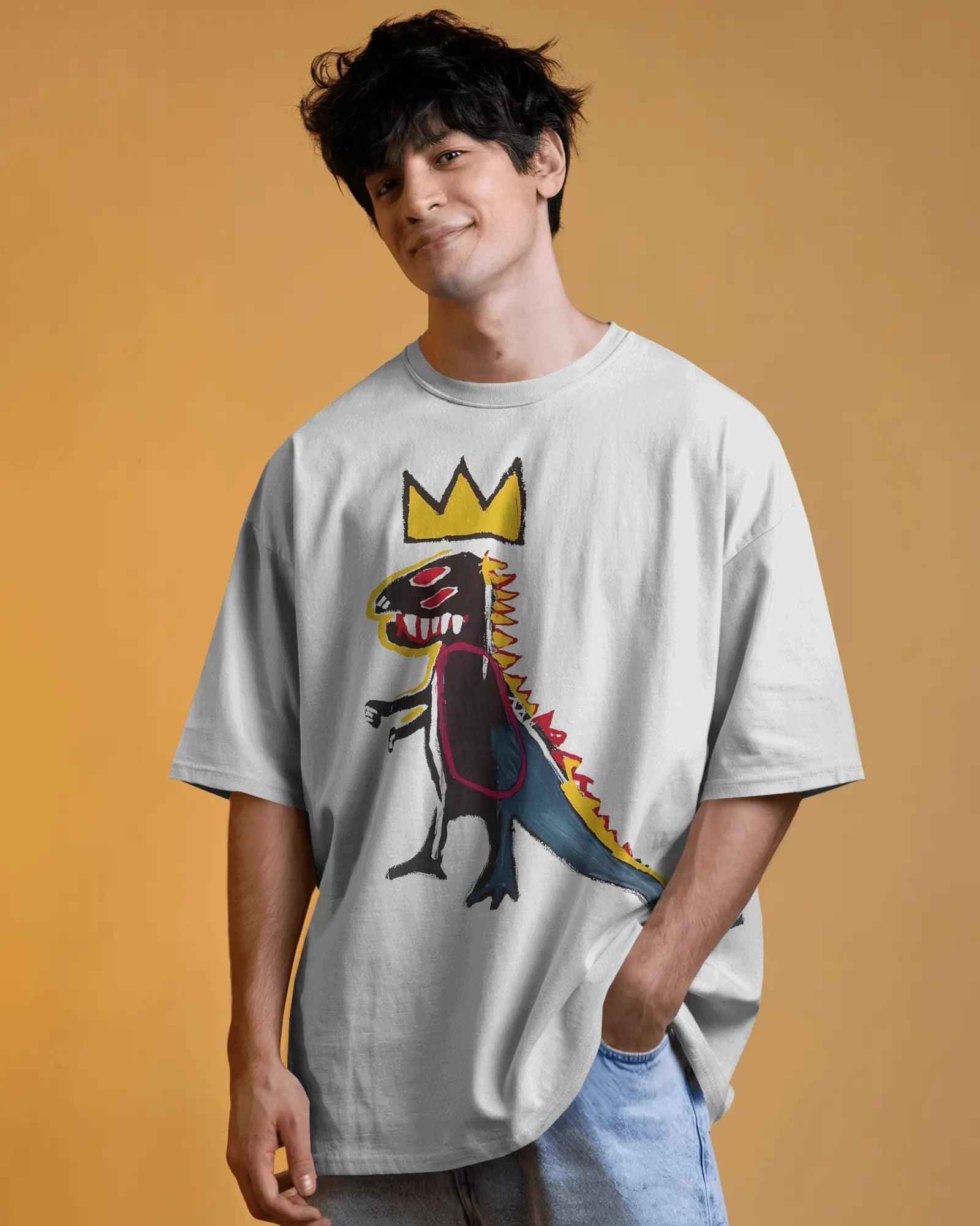 Jean Michel Basquiat Graphic printed Oversized T-shirt – Nitorious