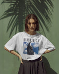 Kanye West India Tour Sky Edition oversized white t-shirt with front and back print