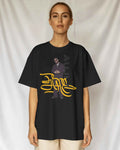 Karan Aujla Signature Edition Oversized Black T-Shirt