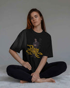 Karan Aujla Signature Edition Oversized Black T-Shirt