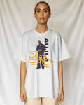 Karan Aujla Signature Edition Oversized White T-Shirt