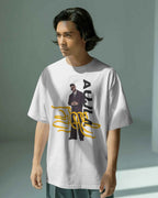 Karan Aujla Signature Edition Oversized White T-Shirt