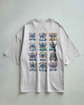 Lilo & Stitch Graphic Printed Oversized T-shirt