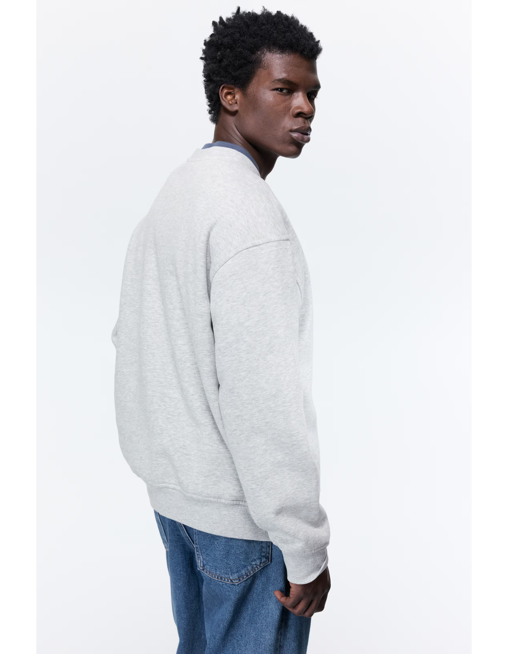 Linkin Park Duo Performance Grey Marl Sweatshirt with pink LP emblem and dual singer portraits.