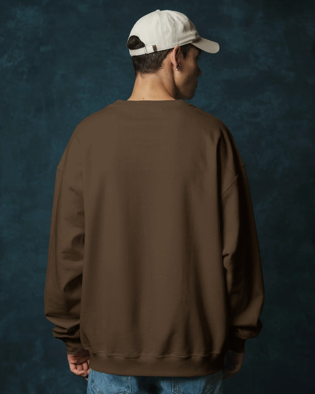 Linkin Park Crest Brown Luxe Sweatshirt featuring detailed emblem graphic on premium fleece fabric