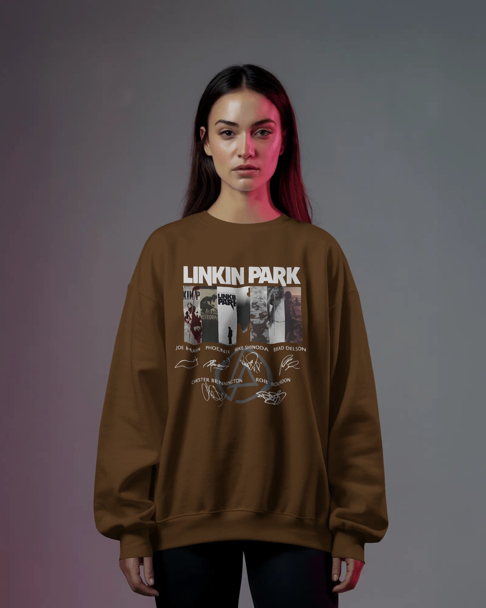 Linkin Park Signature Edition Brown Luxe Sweatshirt