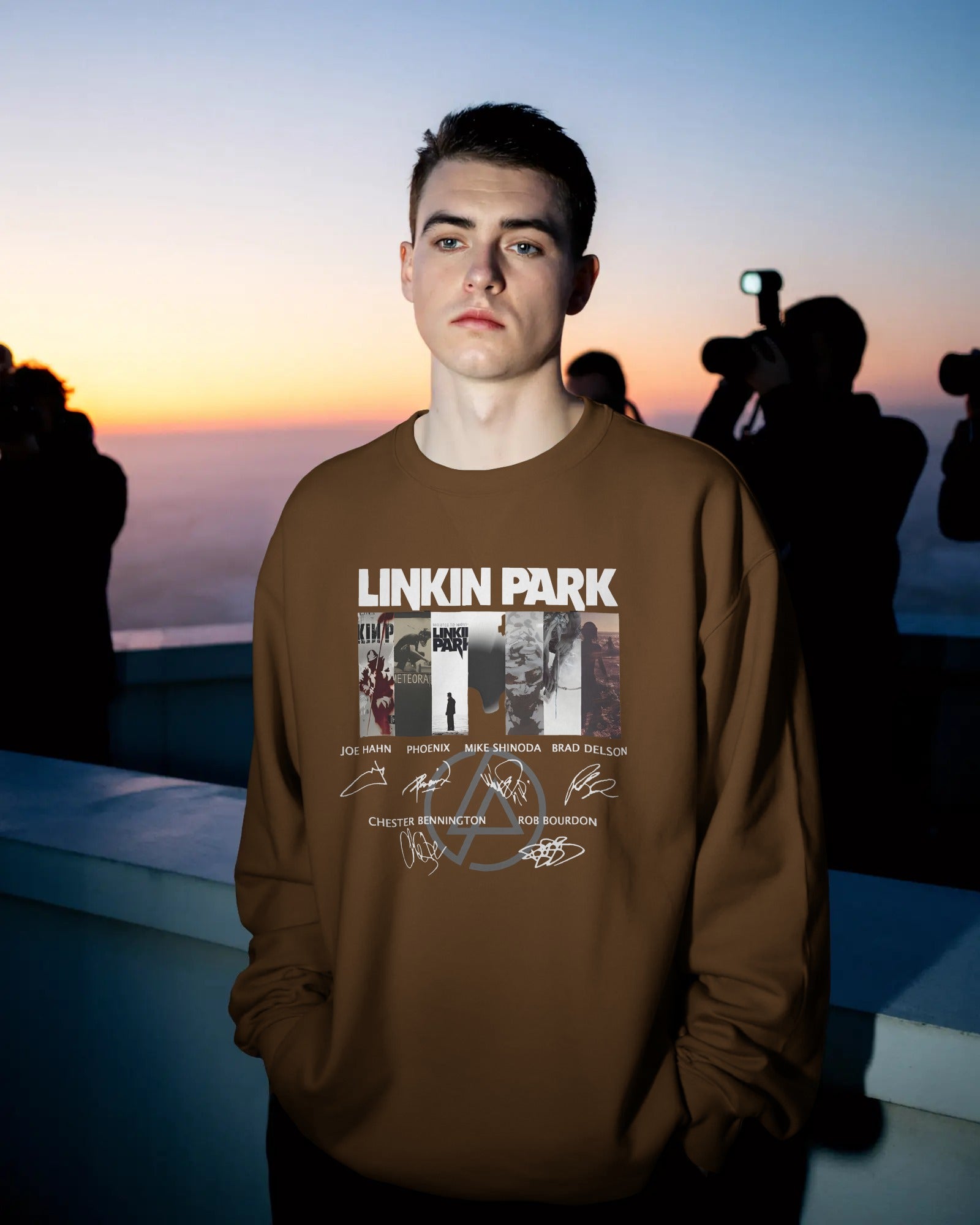 Linkin Park Signature Edition Brown Luxe Sweatshirt