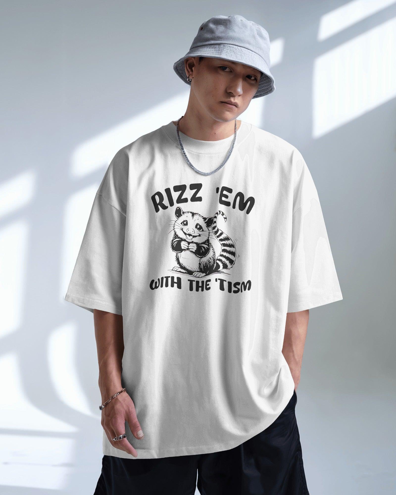 Oversized t-shirt featuring the bold phrase ‘Neurospicy Rizz.’ A playful fusion of confidence and neurodivergent charm, printed in a stylish font for a unique streetwear vibe. Made from premium cotton for all-day comfort and effortless style.