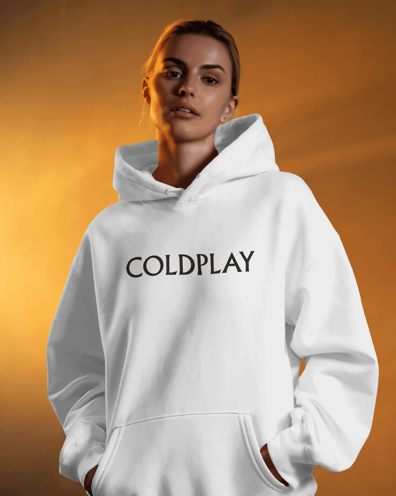 COLDPLAY Songs Luxe Printed Hoodie.