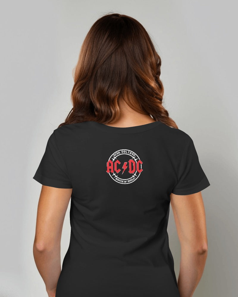 AC/DC band t-shirt from Nitorious Atelier, featuring a striking graphic of the legendary rock band’s logo and imagery. Crafted from premium cotton, this t-shirt offers a comfortable fit with a rock-inspired style.