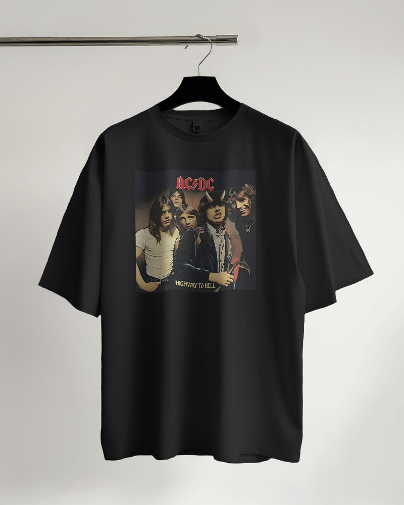 AC/DC band t-shirt from Nitorious Atelier, featuring a striking graphic of the legendary rock band’s logo and imagery. Crafted from premium cotton, this t-shirt offers a comfortable fit with a rock-inspired style.