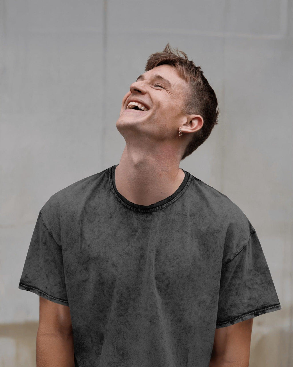 Unisex oversized t-shirt crafted from premium French Terry Cotton, offering unparalleled softness and a feather-light feel. Features a rounded neckline with ribbed detailing and a straight hem for a timeless look and ultimate comfort.