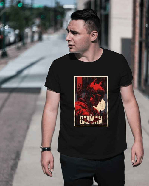 Batman Regular Fit Black T-shirt