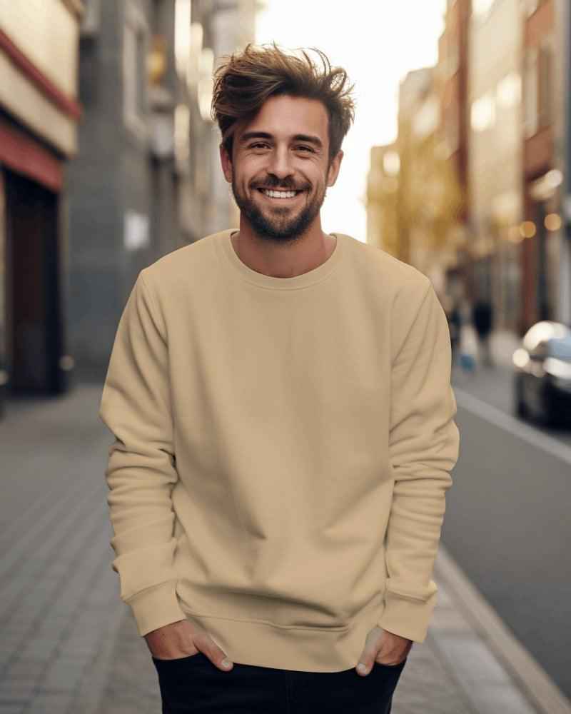 Nitorious Beige Luxe Sweatshirt