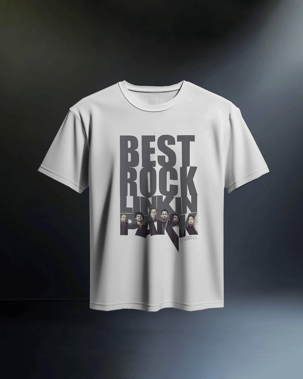 White oversized "Linkin Park Hybrid Theory" t-shirt from Nitorious Atelier, featuring a bold graphic inspired by the band's legendary album. Made from premium cotton, this tshirt provides a relaxed fit, superior comfort, and lasting durability.