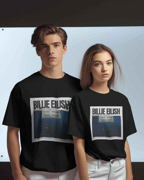 Billie Eilish Oversized Black T-shirt