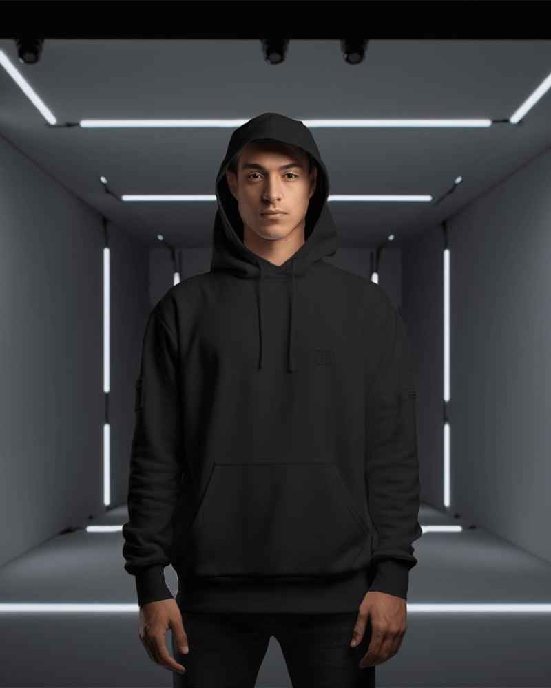 Nitorious Black Luxe Hoodie