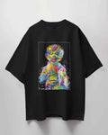 Jimi Hendrix Oversized Black T-shirt