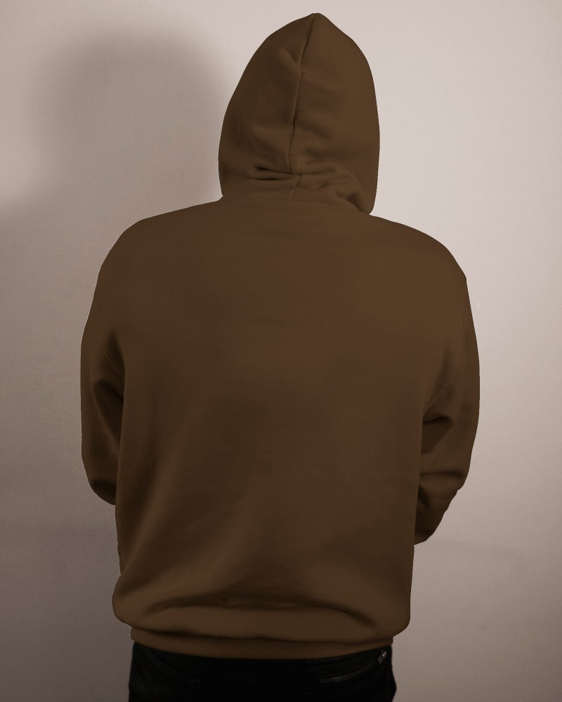 Nitorious Atelier brown Luxe hoodie crafted from premium cotton cotton, featuring a rich, warm tone and a luxurious feel. This hoodie combines style and comfort, making it perfect for casual, everyday wear.