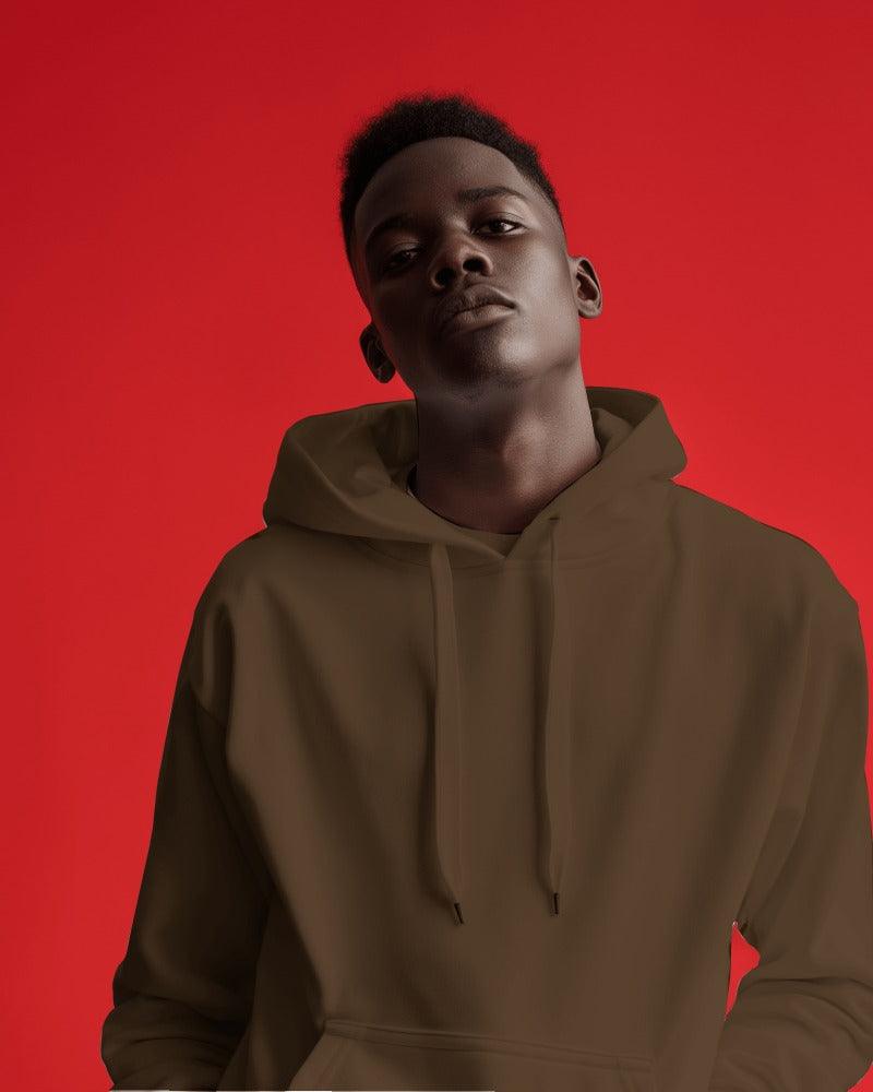 Nitorious Atelier brown Luxe hoodie crafted from premium cotton cotton, featuring a rich, warm tone and a luxurious feel. This hoodie combines style and comfort, making it perfect for casual, everyday wear.