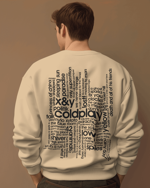 COLDPLAY Beige Luxe Sweatshirt