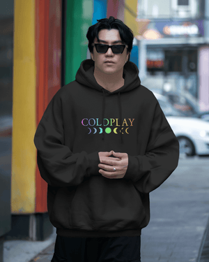 Nitorious Atelier COLDPLAY Full Of Dreams Black Luxe Hoodie - Made on Order