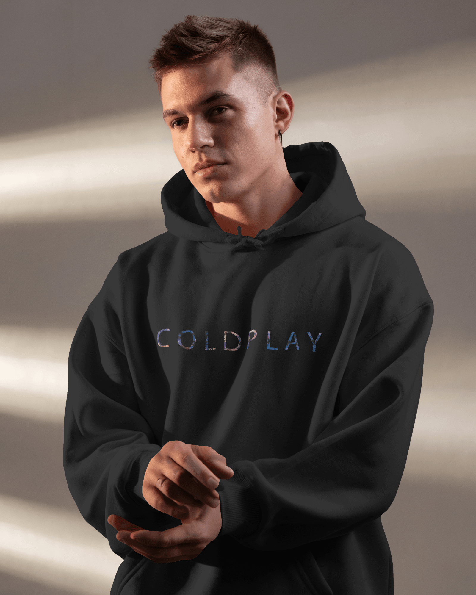Nitorious Atelier COLDPLAY Black Luxe Hoodie.