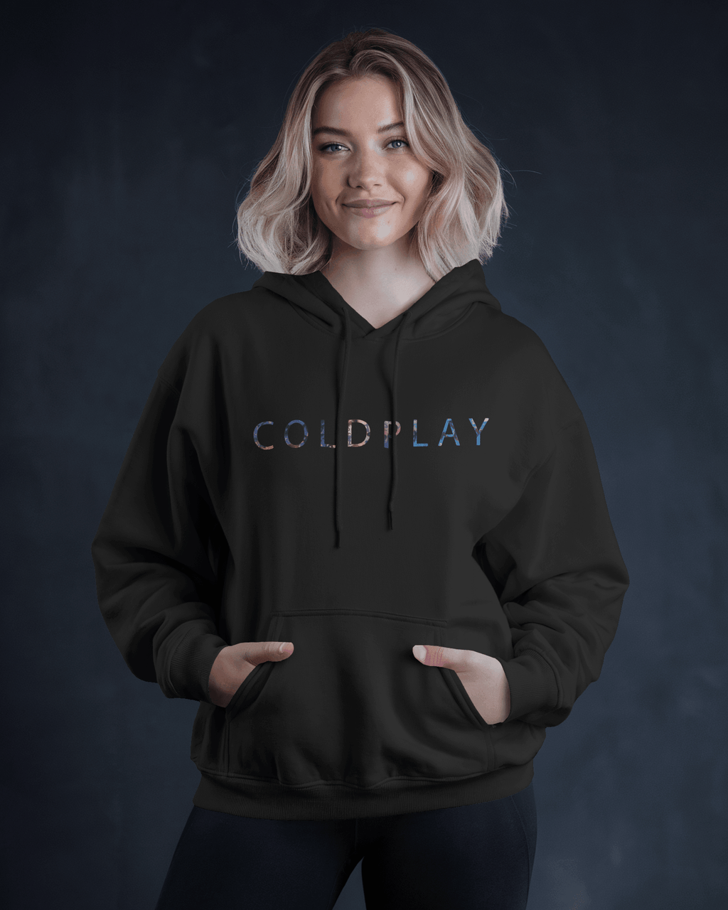 Nitorious Atelier COLDPLAY Black Luxe Hoodie.