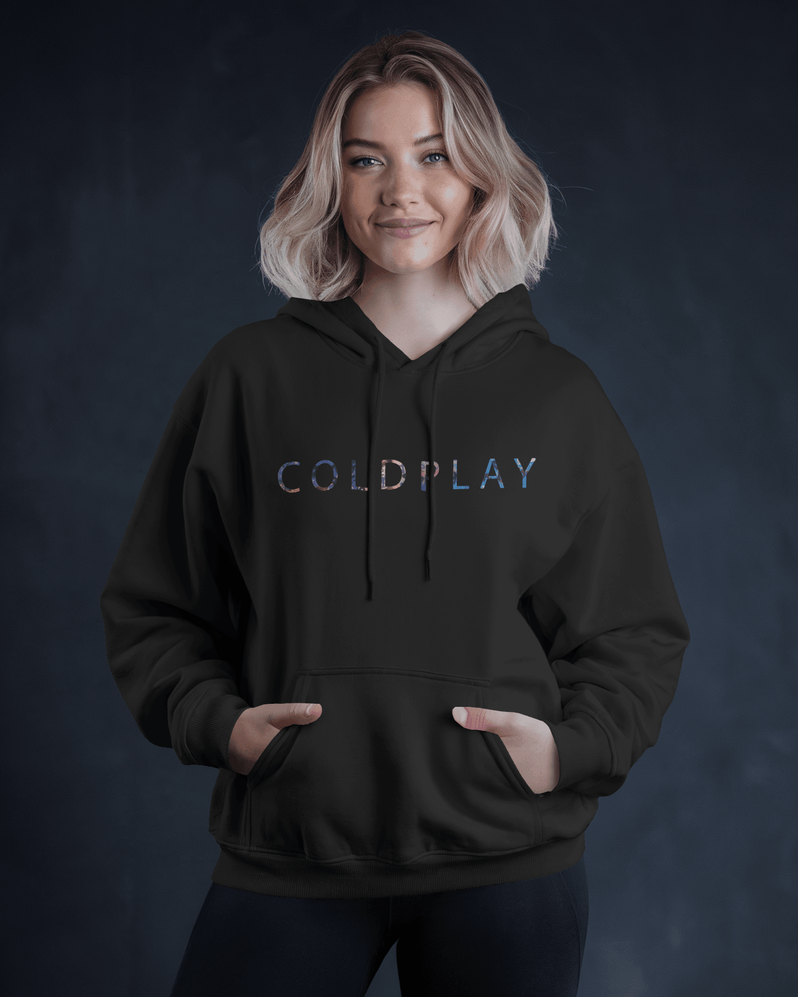 Nitorious Atelier COLDPLAY Black Luxe Hoodie.