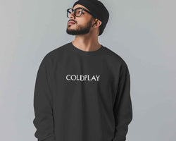 COLDPLAY Songs Black Luxe Sweatshirt