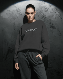 COLDPLAY Songs Black Luxe Sweatshirt