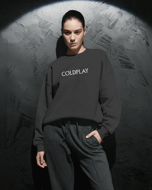 COLDPLAY Songs Black Luxe Sweatshirt