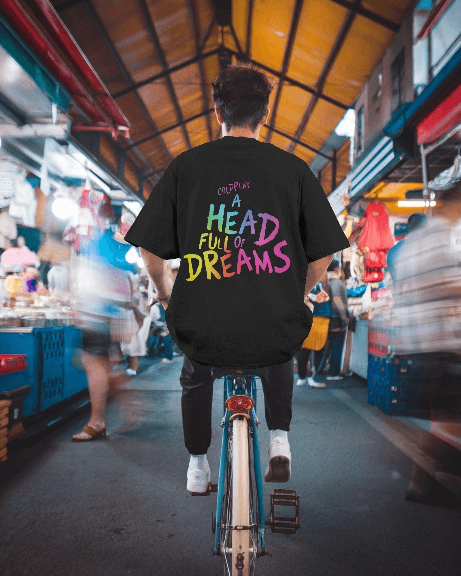 Black t-shirt from Nitorious Atelier featuring a bold Coldplay-inspired graphic print. Made from premium cotton, this t-shirt combines style and comfort, perfect for music lovers