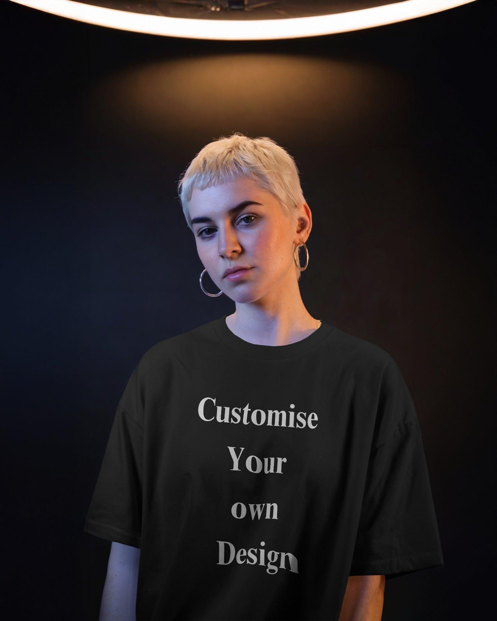 Nitorious Atelier Customised Oversized Black Tshirt