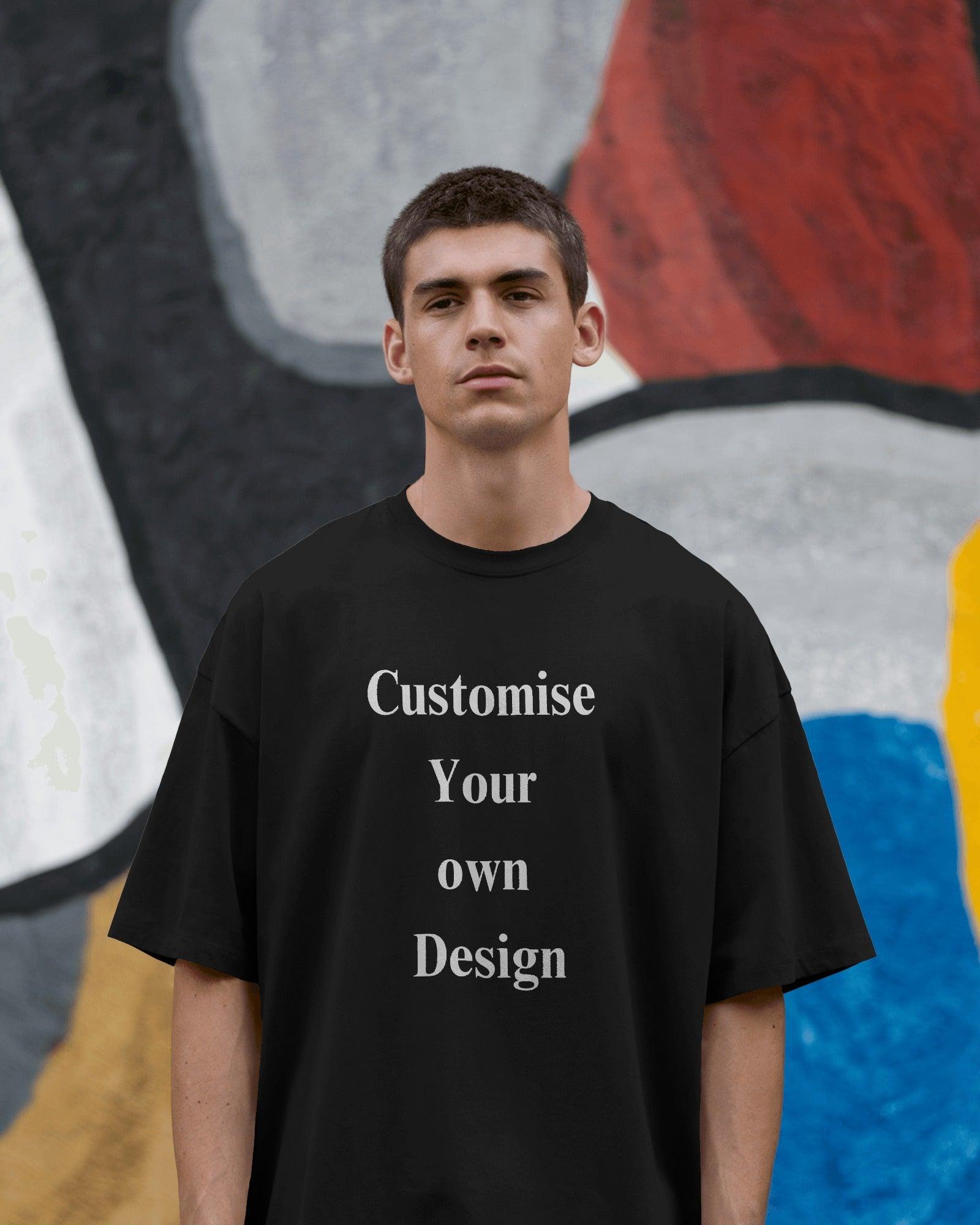 Nitorious Atelier Customised Oversized Black Tshirt