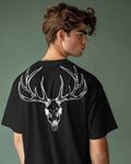 DEER Oversized Black T-shirt