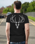 Deer Regular Fit Black T-shirt